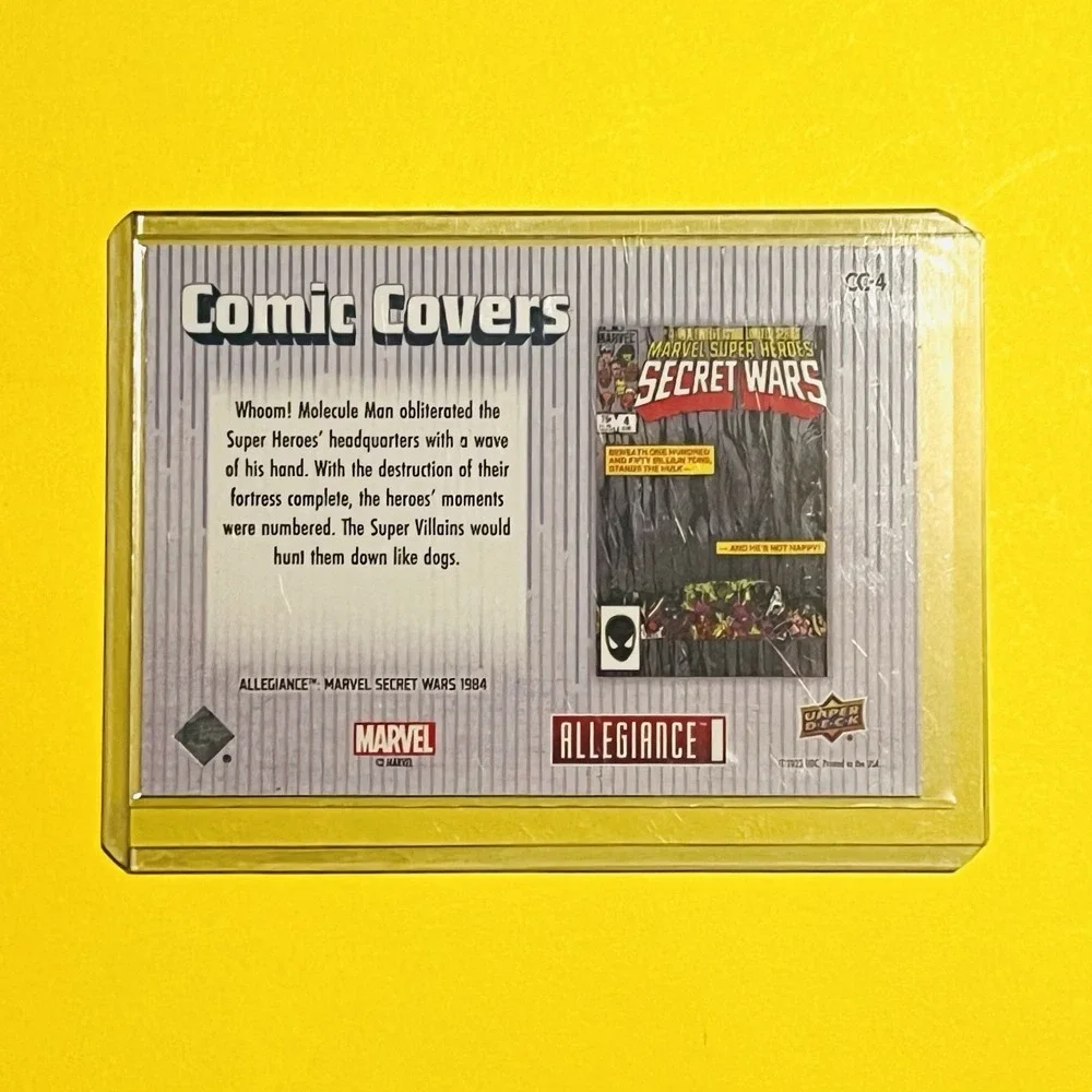 2024 Upper Deck Marvel Secret‎ Wars Allegiance Comic Covers CC-4